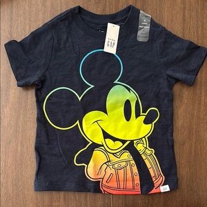 babyGap | Disney Mickey Mouse Graphic T-Shirt in “Blue Galaxy”